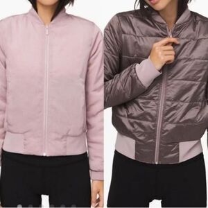 lululemon Non-Stop Bomber *Reversible Jacket Smoky Blush)